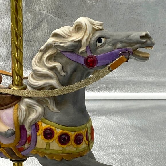 American Carousel Horse By Tobin Fraley Second‎ Edition Coin Inlay NUMBERED - Picture 4 of 14